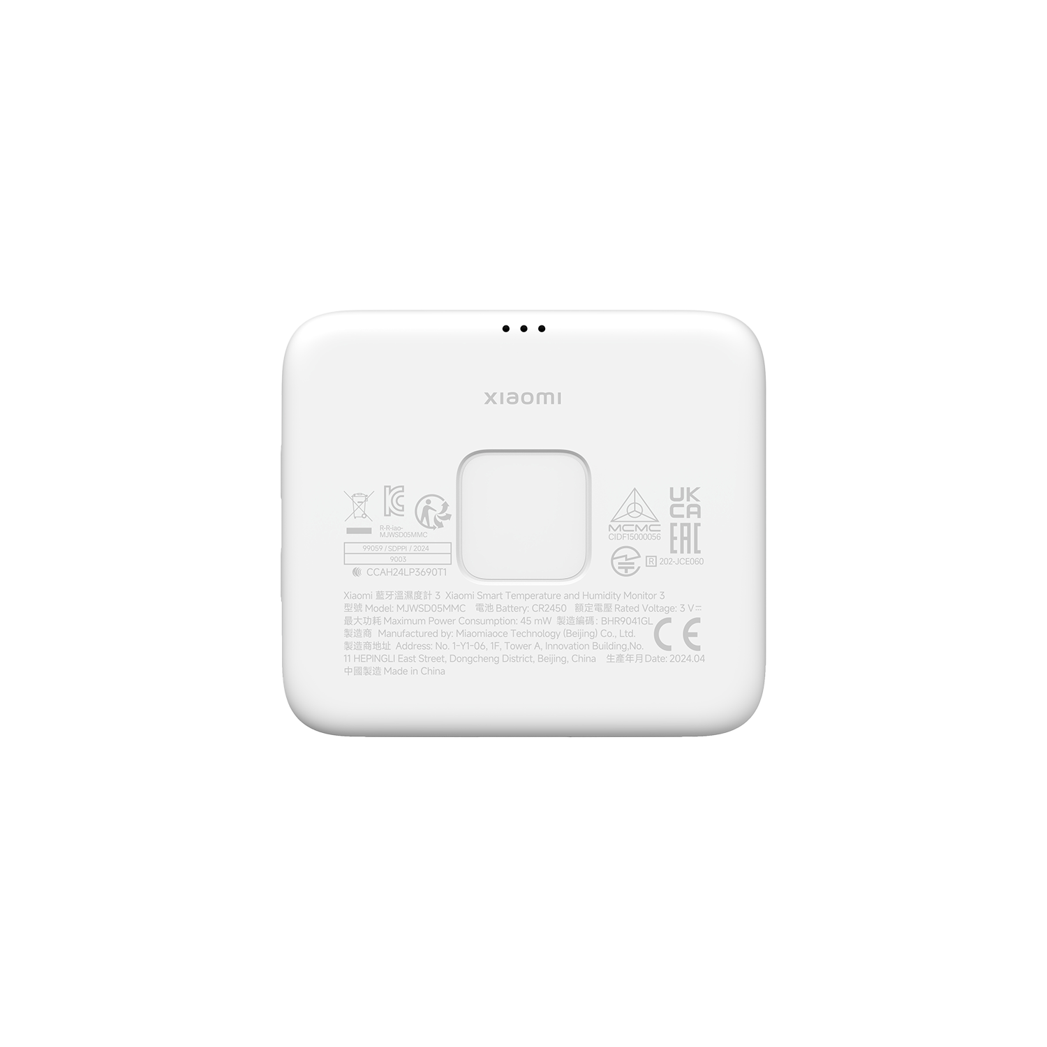 Xiaomi Smart Temperature and Humidity Monitor 3