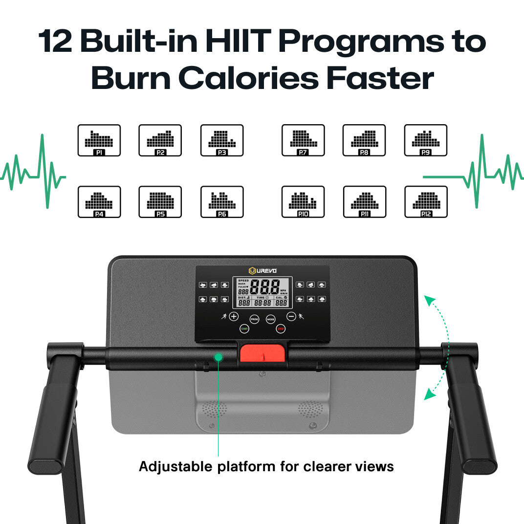 Urevo Foldi Mini löpband 400 x 1050 mm 10 km/t