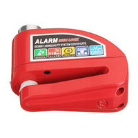 Motorcyle lock with alarm -Red